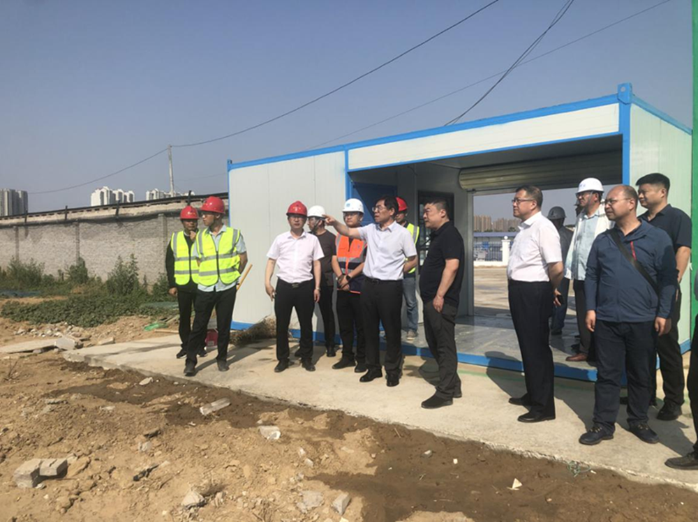米乐网页版登录入口党委书记、董事长汪洋到侯寨新镇区安置区调研项目建设工作